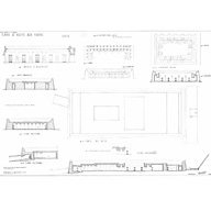 Maps and plans: Khafre Pyramid Temple, plans, sections, and elvations